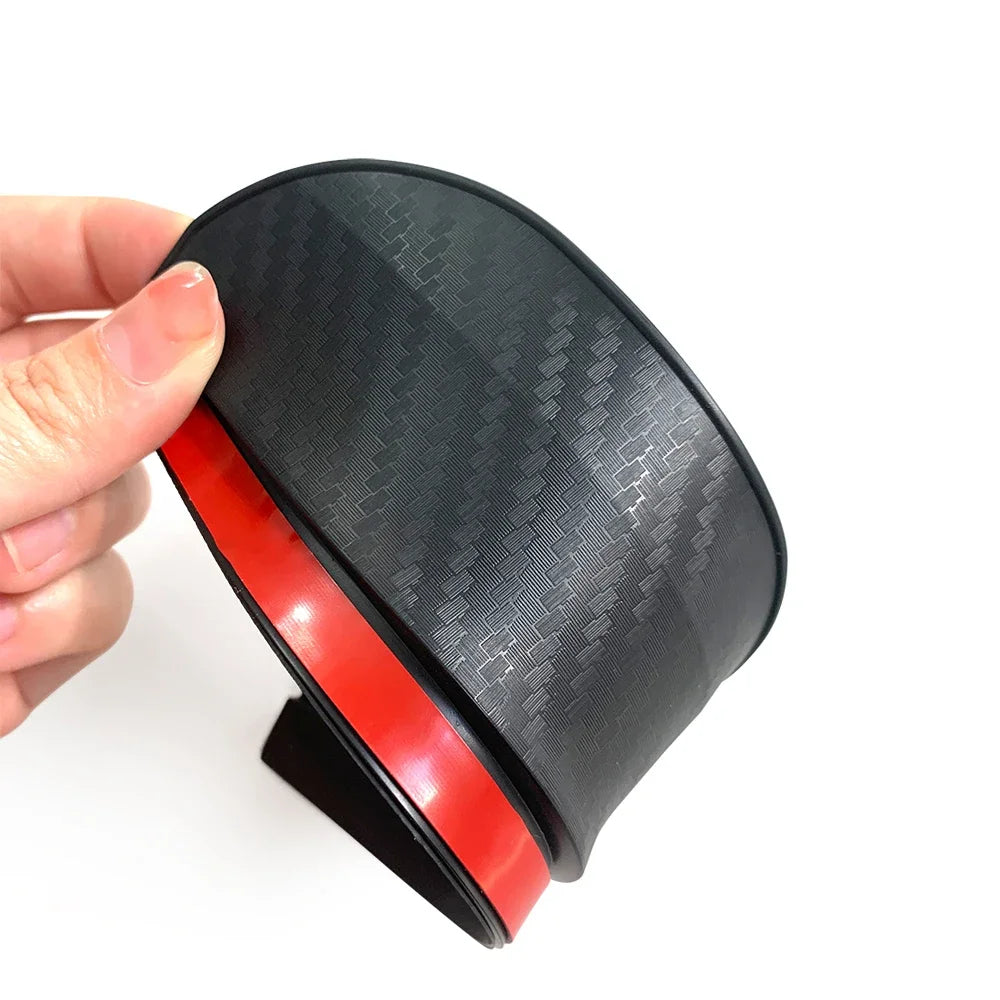 2er Set Auto Rückspiegel Regen- & Sonnenschutz – Carbon Fiber Rain Eyebrow Spiegelabdeckung für klare Sicht